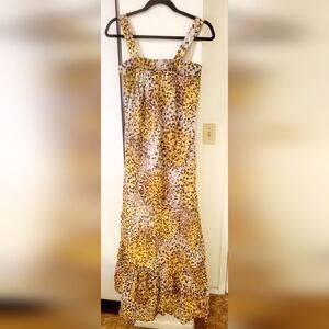 Stile Benetton Ruffle Tier Hem Dress